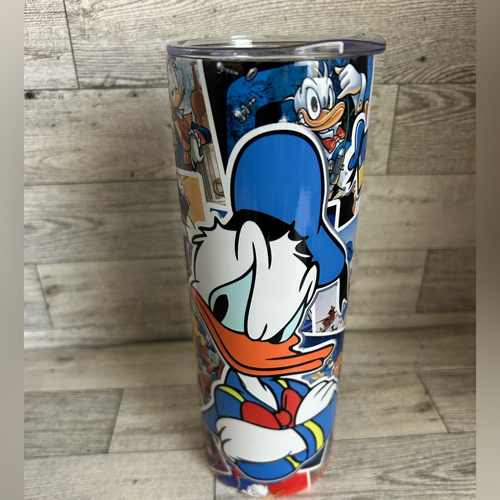 Donald Duck 20oz Stainless Steel Tumbler with Comic Design